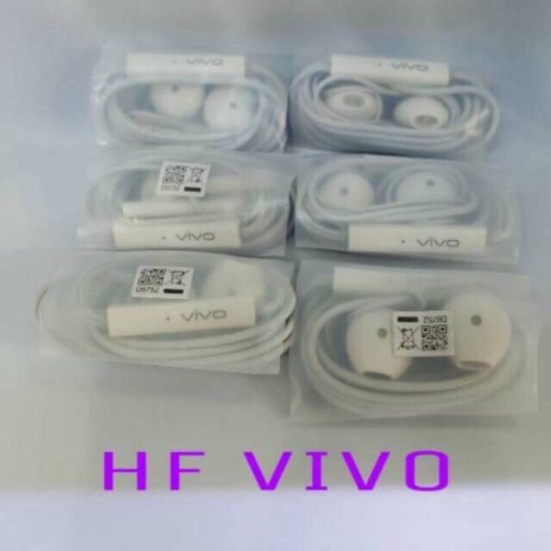 Hf Handsfree Headset Original Copotan Grade B VIVO &amp; OPPO Kwalitas