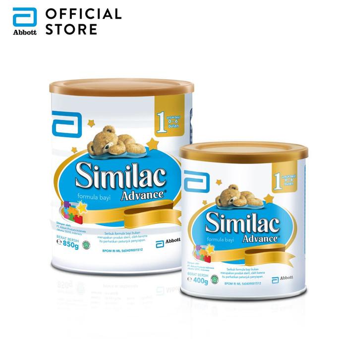 Similac Advance 1 400 g (0-6 bulan) Susu Formula Bayi - 2 klg TERBARU HARGA MURAH!!!