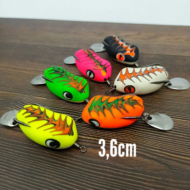 soft frog unik 3,6cm/softfrog/sf/casting gabus/umpan gabus