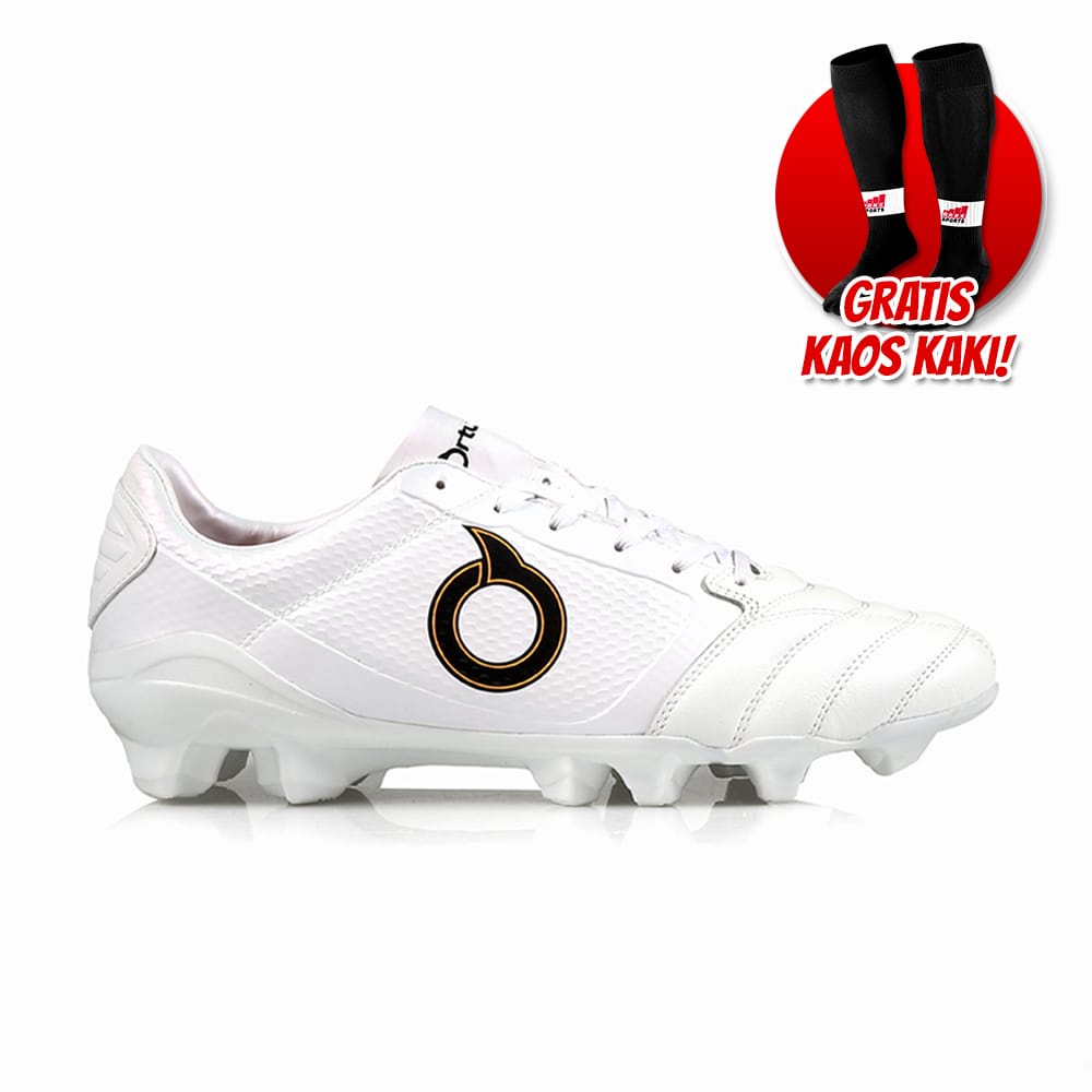 Sepatu Sepak Bola Ortuseight Catalyst Vision V2 FG - White/Pearl