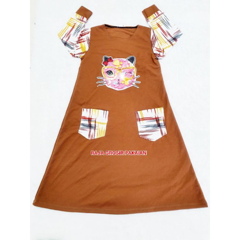 Baju Gamis Anak Variasi Boneka Estimasi 3-12 Thn