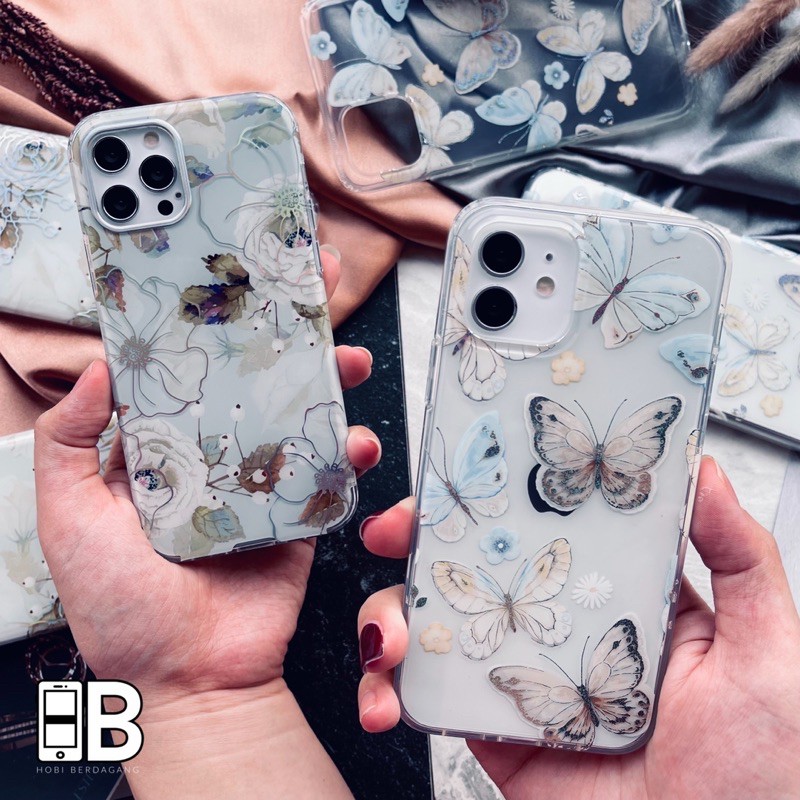 HOT!! Laser 3D ZEBRA, WILD FLOWER &amp; BUTTERFLY Series Case iPhone 7+ X XR XS 11 PRO MAX 12 PRO MAX