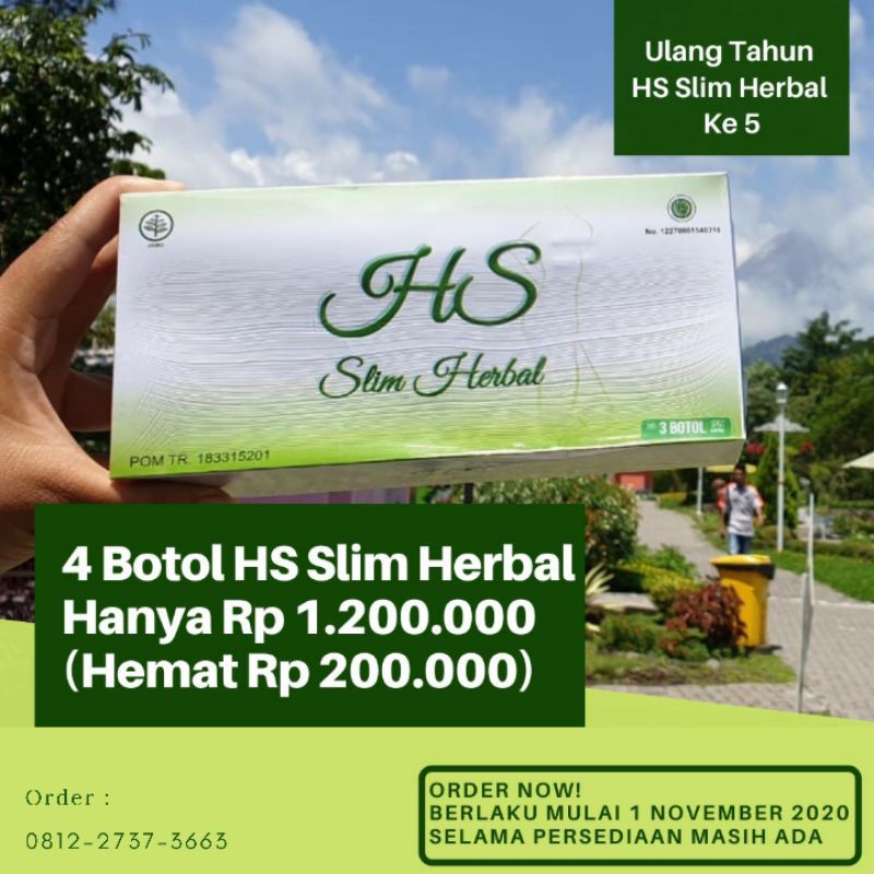 Pelangsing Badan HS Slim Herbal
