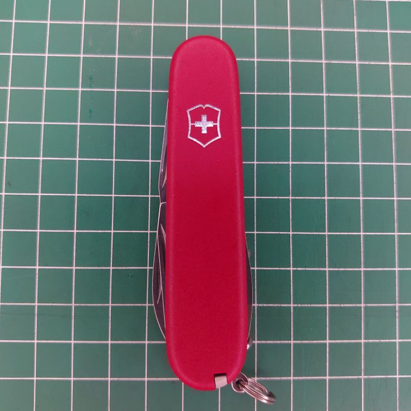 VICTORINOX SPARTAN Nylon Scale 91mm Pisau Second Camping Hiking Bekas ex USA Made in Switzerland Taj