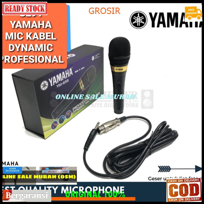 G91 Yamaha legendary Mic kabel dynamic Microphone cable mik karaoke mikrophone vocal vokal audio sound system sistem pengeras suara pro profesional legendaris G91   BISA SEGALA JENIS ALAT AUDIO  GK PAKE BATERAI LANGSUNG NYALA  Cocok untuk yang suka karaok