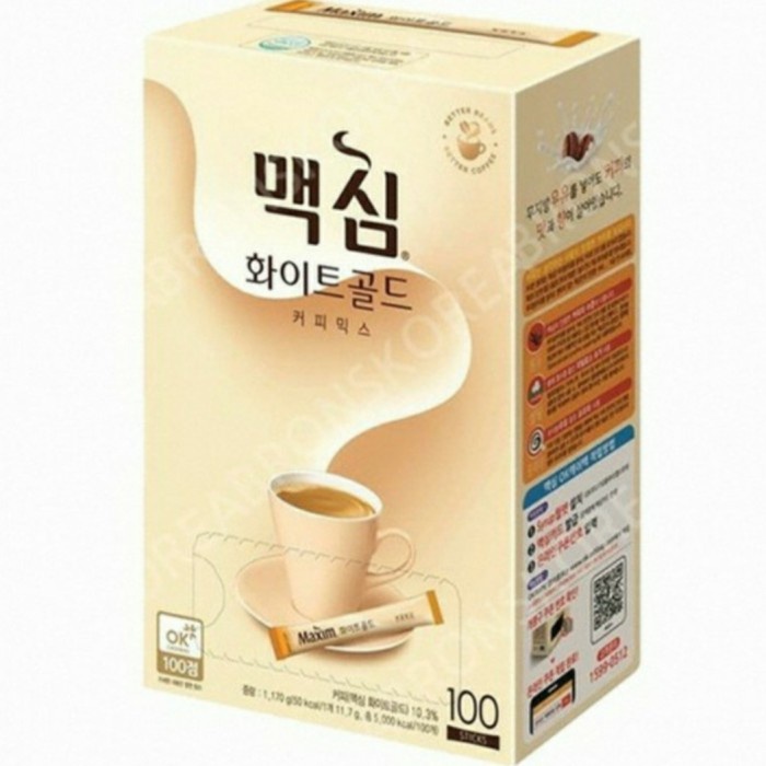 

MAXIM White Gold Coffee Mix 100sticks 1.170gr