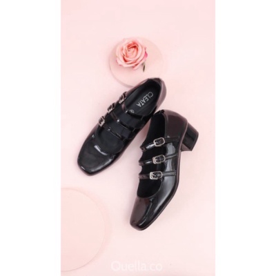 Cleata Promo  Hannah Loafer 5cm Sepatu Tali Wanita Garansi