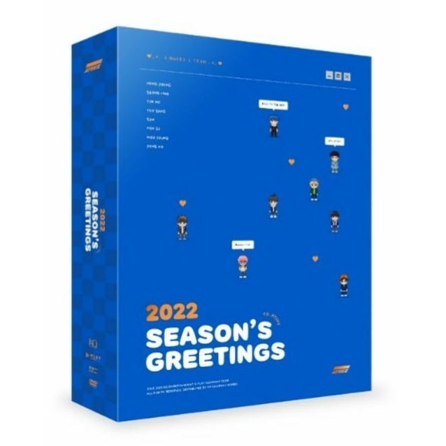 ATEEZ Season Greetings 2022 Fullset min Photocard SG22 Unsealed