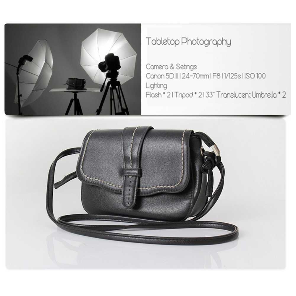 (BISA COD) FTIHSHPSTUDIO Payung Soft Umbrella Fotografi Studio 84cm+Bohlam 45W -P90L