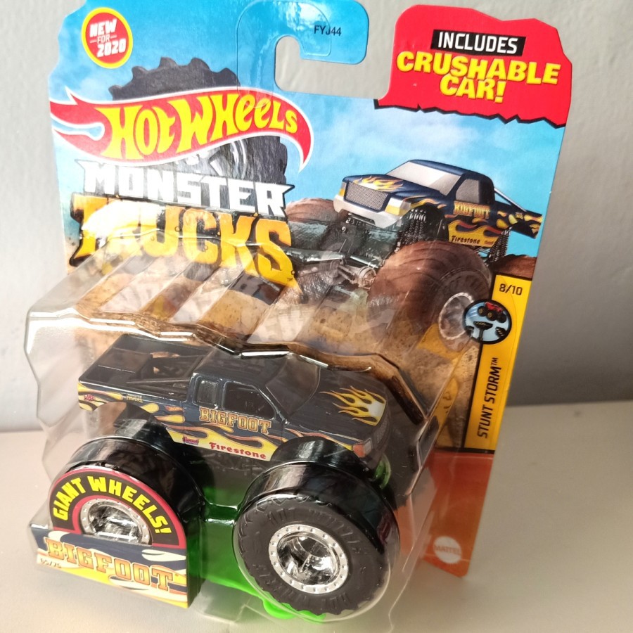 Hot Wheels Monster Trucks -  BIG FOOT - Hotwheels Truck Original - Mainan Diecast Truk