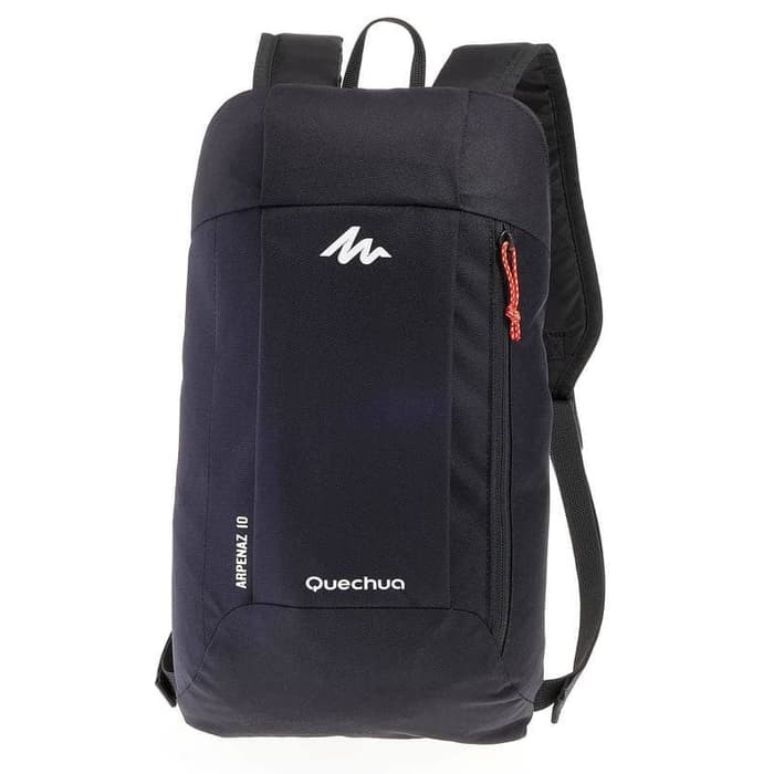 tas quechua_hitam tas ransel tas sekolah tas pelindung laptop untuk pria / wanita - Sulltan_store