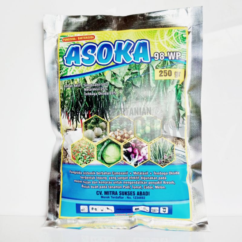 Fungisida ASOKA 98WP 250 gram Fungisida 3 bahan aktif