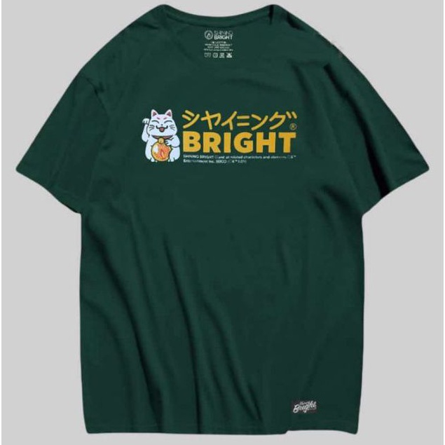 Kaos Distro/ Baju Distro Original Shining Bright Catton Combed 24s/ Kaos Pria/ Kaos Wanita/ Pakaian 