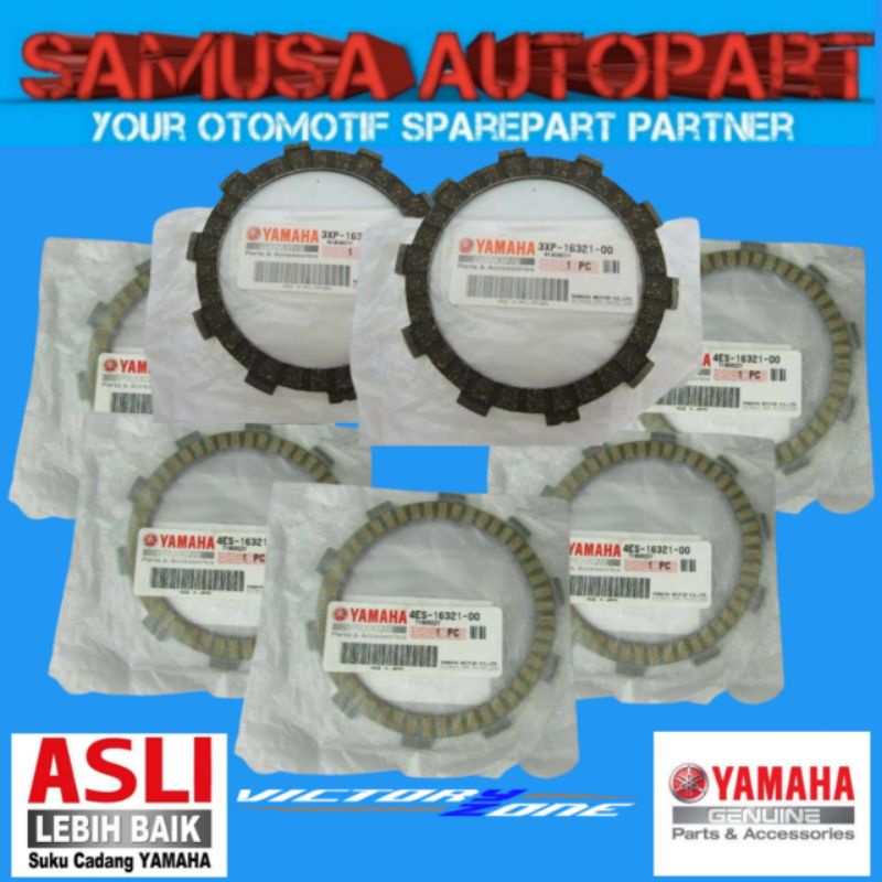 PLATE FRICTION SET / KAMPAS KOPLING SET YZ85 YZ85LW ORIGINAL 4ES-16321-00 3XP-16321-00