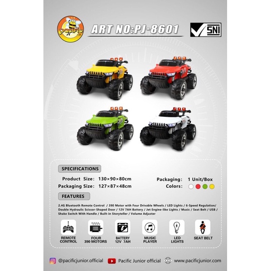 Mobil Aki Pacific PJ-8601 Jeep