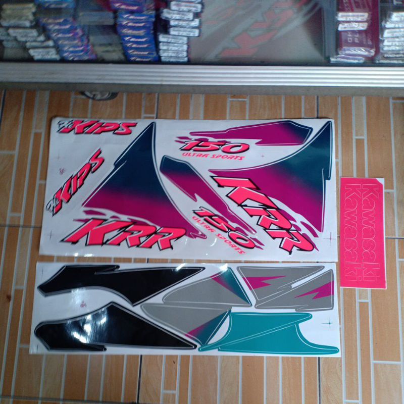 striping KRR 150 ultra sports striping SSR 150 ultra sports striping ninja R original Thailand