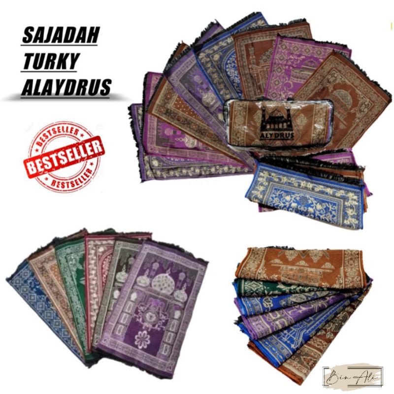 Sajadah Muka Travel ALYDRUS KECIL 60 x 35 cm Tipis Ringan