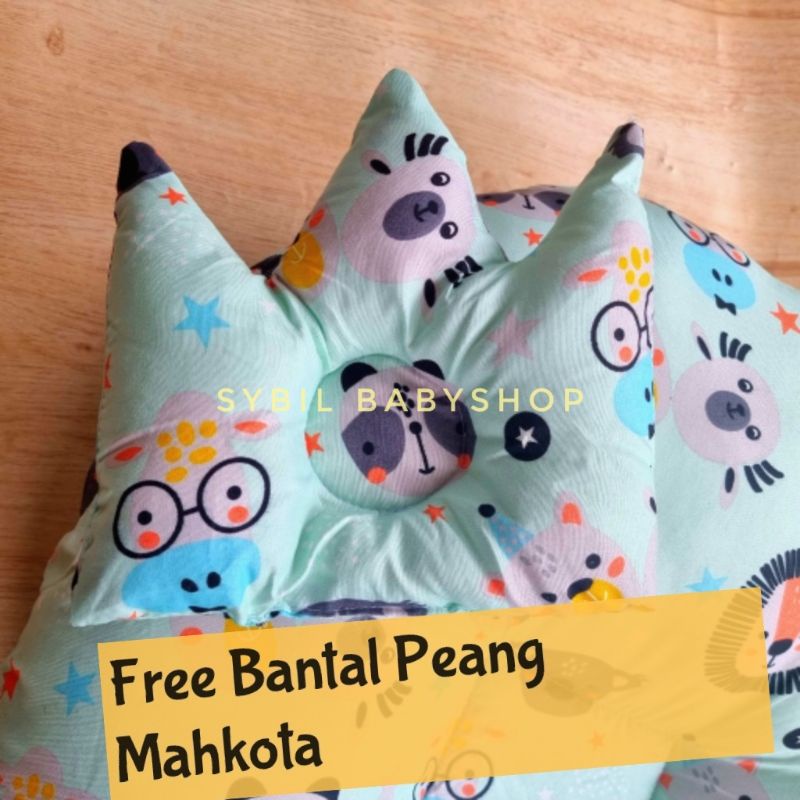 SOFA BAYI Free Tas &amp; Bantal / 2in1 Multifungsi Kasur Bayi / Kasur mobil / Sofa Travelling Jumbo