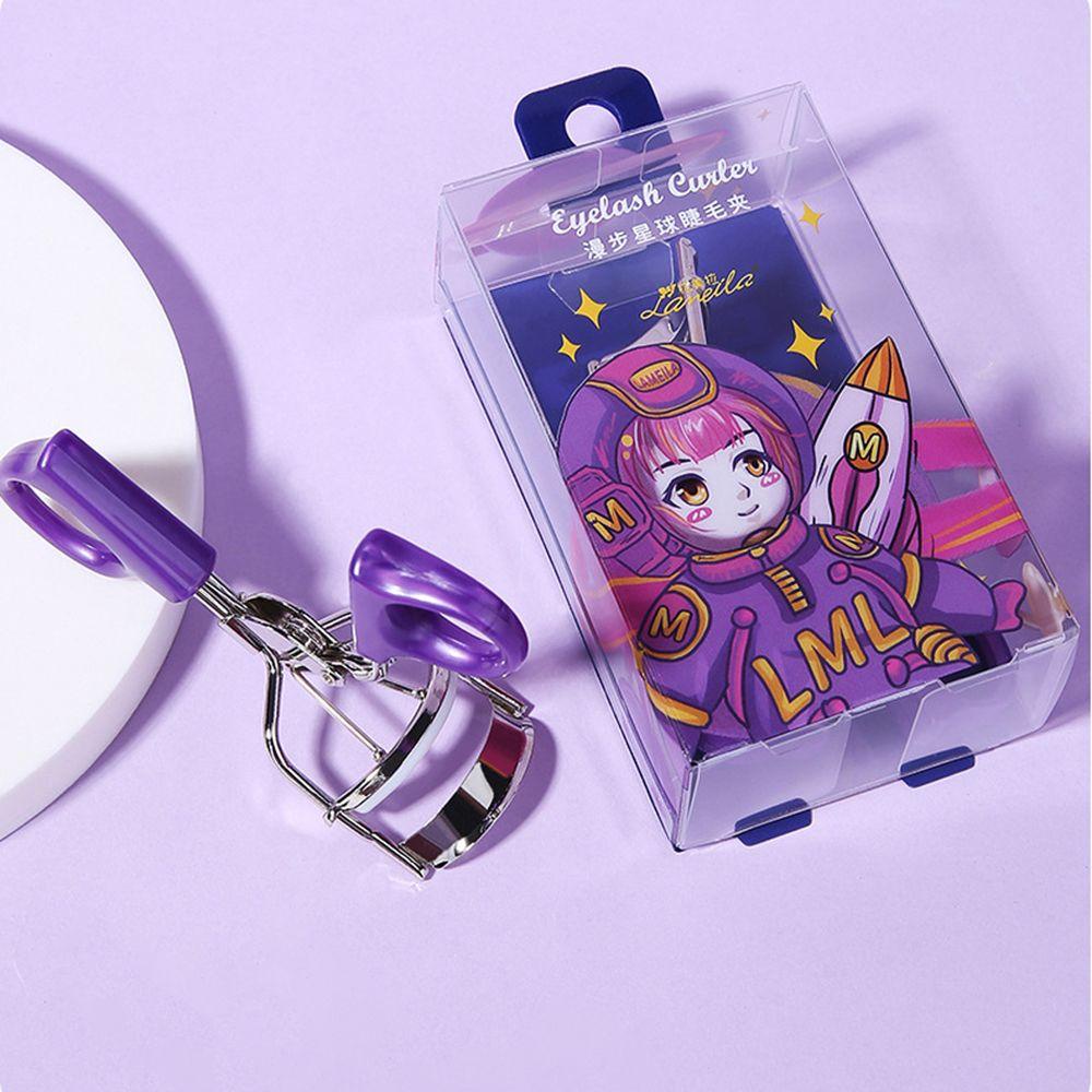 Penjepit Bulu Mata Agustina Portable Profesional Kecantikan Wanita Pegangan Melengkung Curl Eye Lash Eyelashes Tweezer