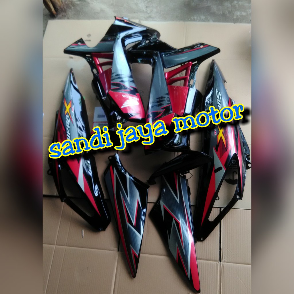 Body Belakang Berikut Sayap Depan Honda Supra X 125 Batman Shopee Indonesia