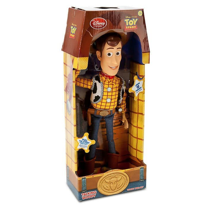 figure woody toy story talking original disney store