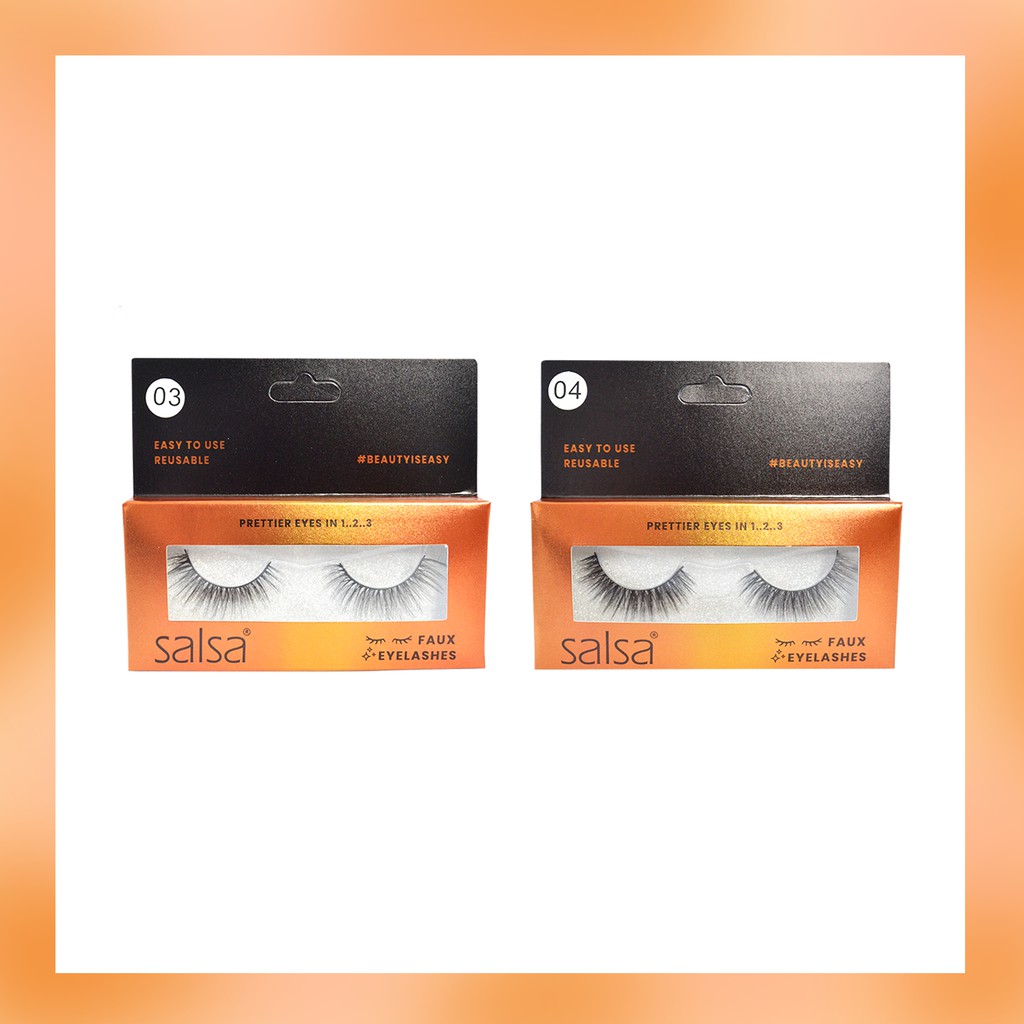 RADYSA - SALSA Faux Eyelashes - Bulu Mata Palsu Natural Fake Eyelash 1pcs