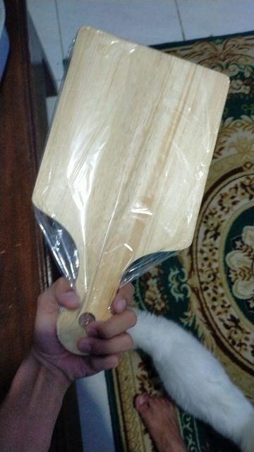 Talenan Kayu Pinus 34x18cm Murah Tebal / Wooden Cutting Board (tampel Pingul)