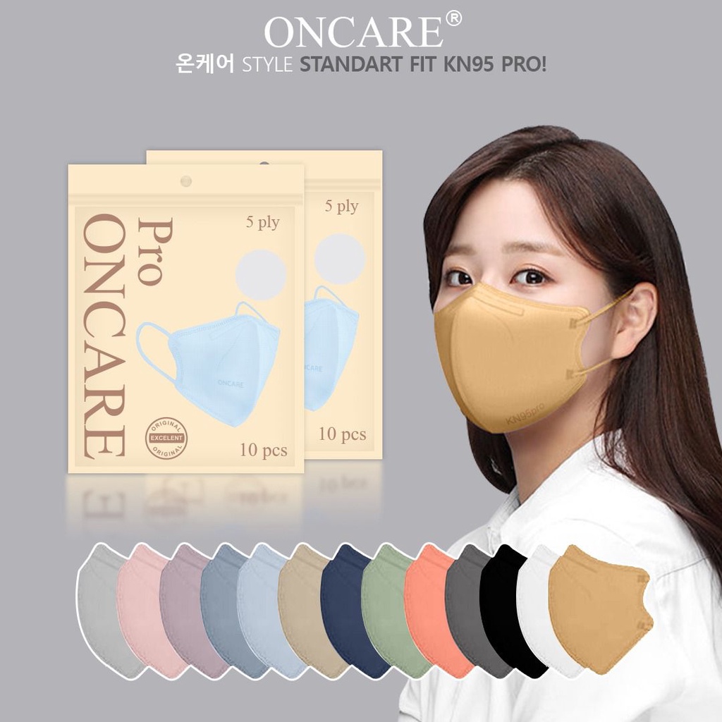 Masker KN95 Pro Oncare Korea 5Ply isi 10Pcs