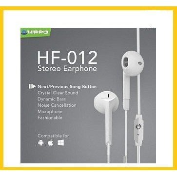 Headset With Mic HIPPO HF-012 Headset Stereo Earphone Jack 3.5mm