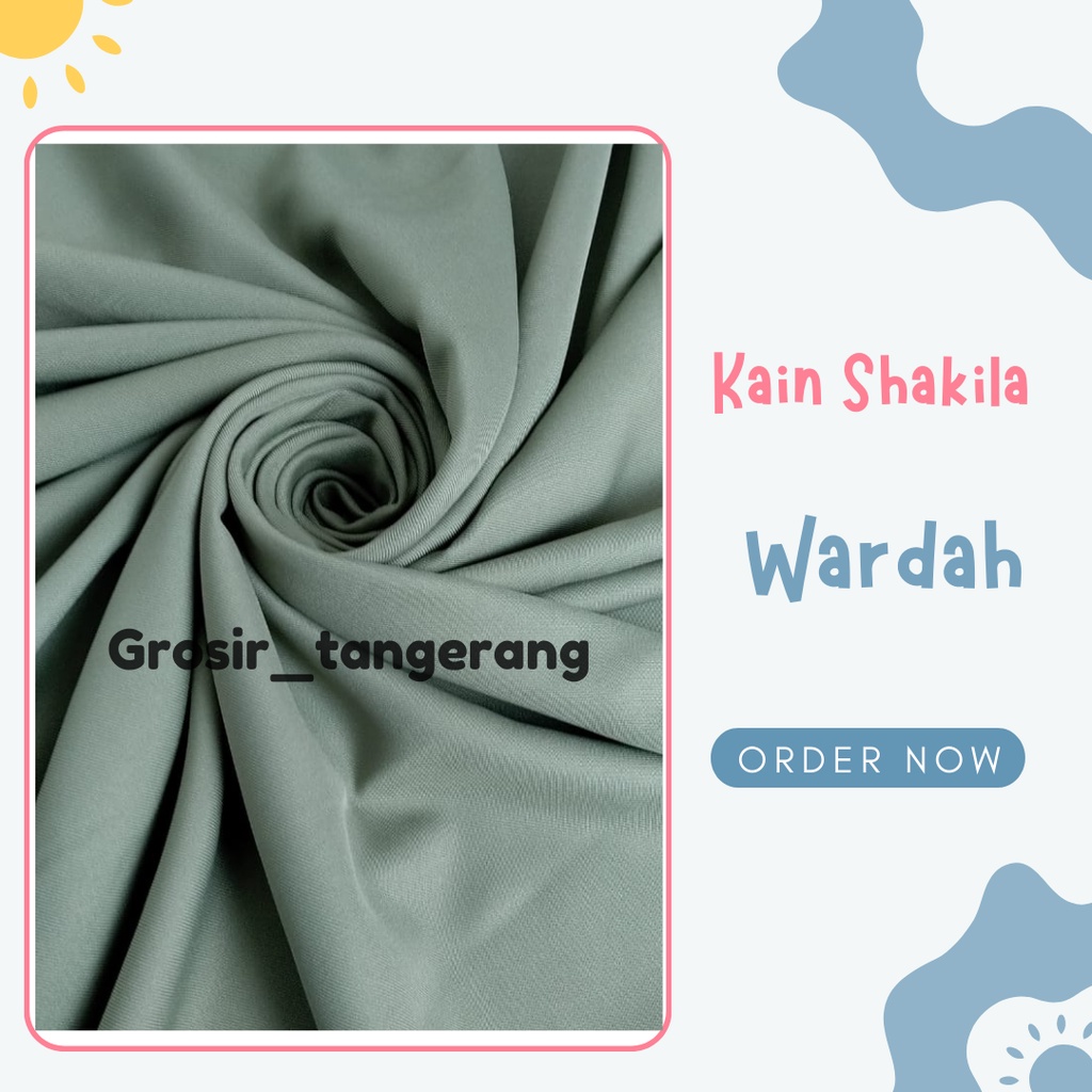 Bahan kain Shakila 0.5m | Kain shakila strech premium