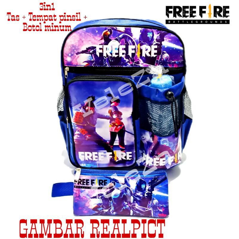 TAS RANSEL ANAK KARAKTER FREE FIRE - TAS ANAK