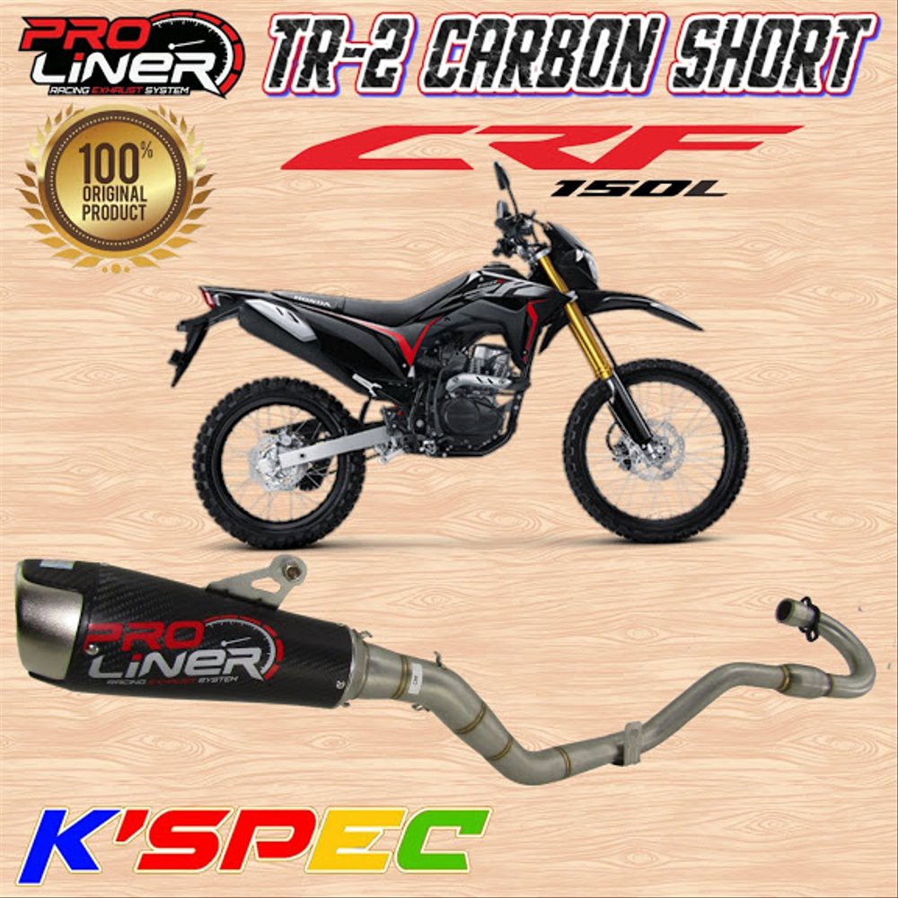 Knalpot ProLiner TR 2 Carbon Short HONDA CRF 150 Racing F bac 78
