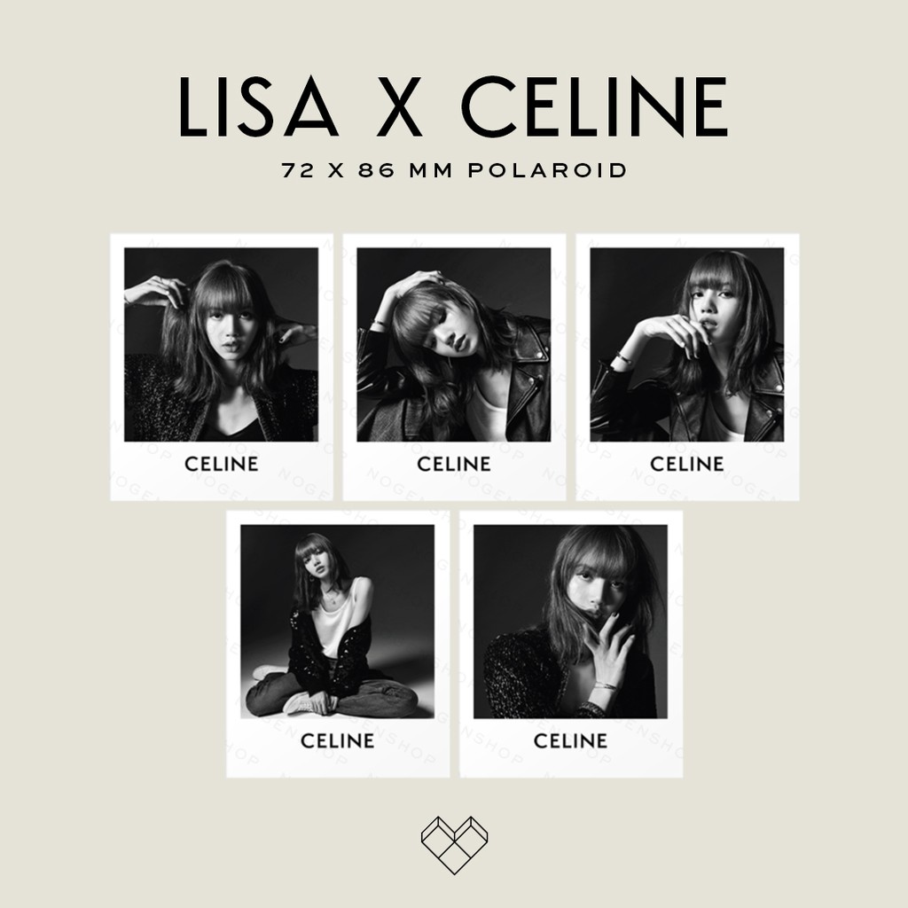 POLAROID BLACKPINK LISA X CELINE