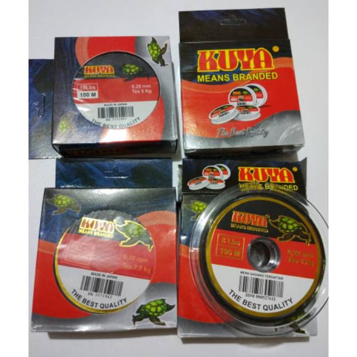 SENAR PANCING CAP KUYA MEANS BRANDED ASLI DUS MERAH 100M