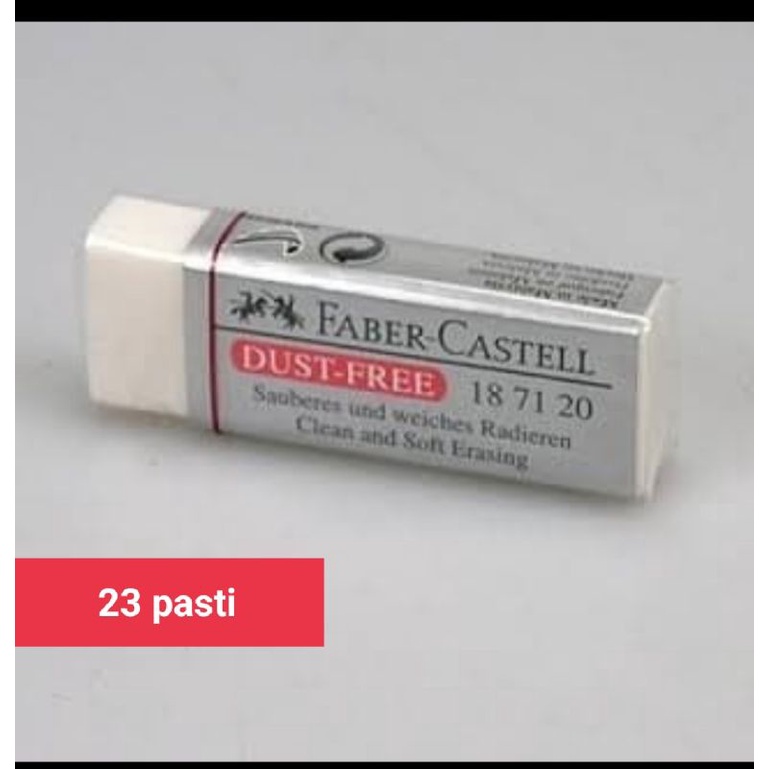 

penghapus Faber-Castell putih besar