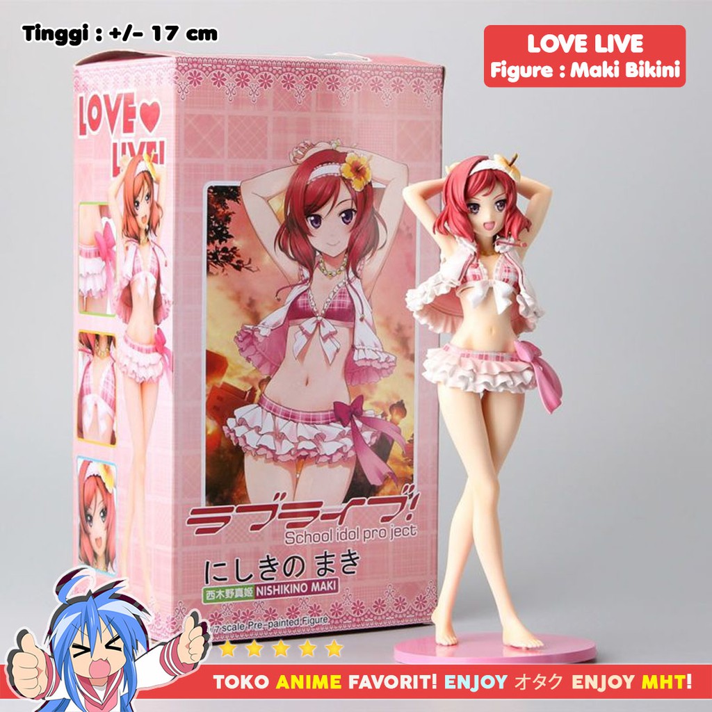 Figure Anime Love Live Maki Nishikino Swim Wear Version Bikini