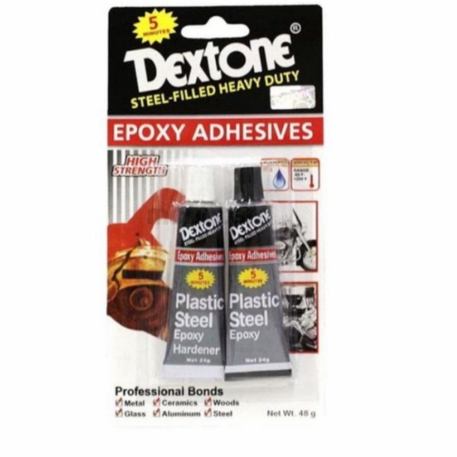 Lem Besi Dextone Campur Epoxy DEXTONE 5 Menit Kering Original