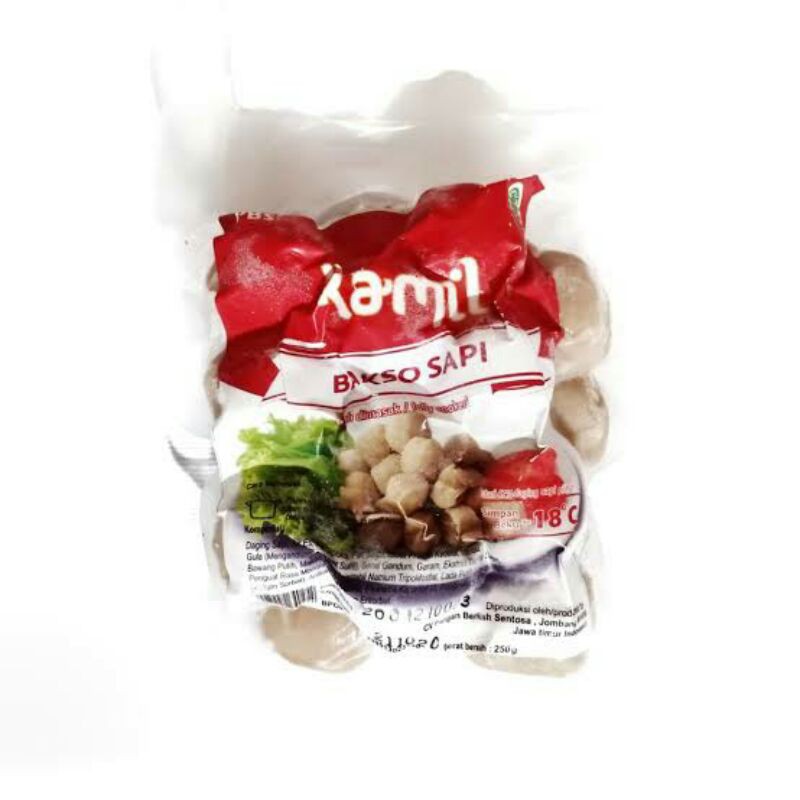 

Kamil bakso sapi 250gr