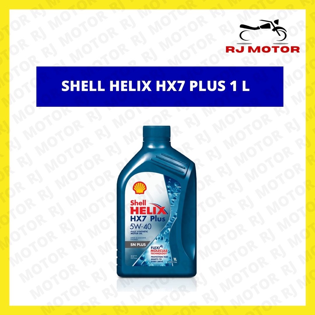 OLI SHELL HELIX HX7 PLUS 5W 40 1 LITER OLI MOTOR ASLI