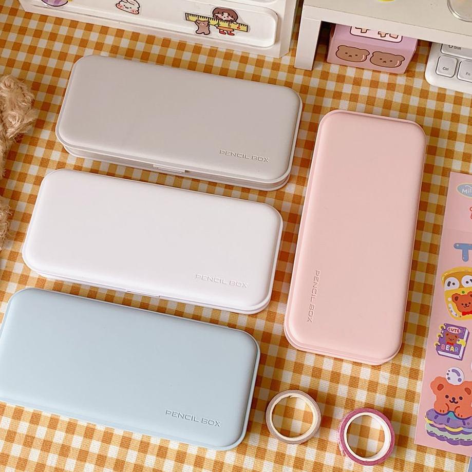 

Special Price.. JW0130 - Kotak Pulpen Pensil Tempat Pensil Minimalis Pencil Case Aesthetic Sudah Termasuk Sticker