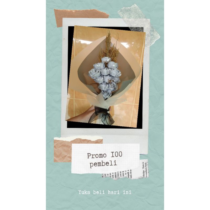 buket bunga murah/buket bunga satin/buket hijab/buket hijab murah