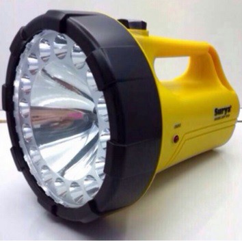 Senter Halogen Surya Lampu Cas Ulang Waterproof 15W 16LED SSP 1516