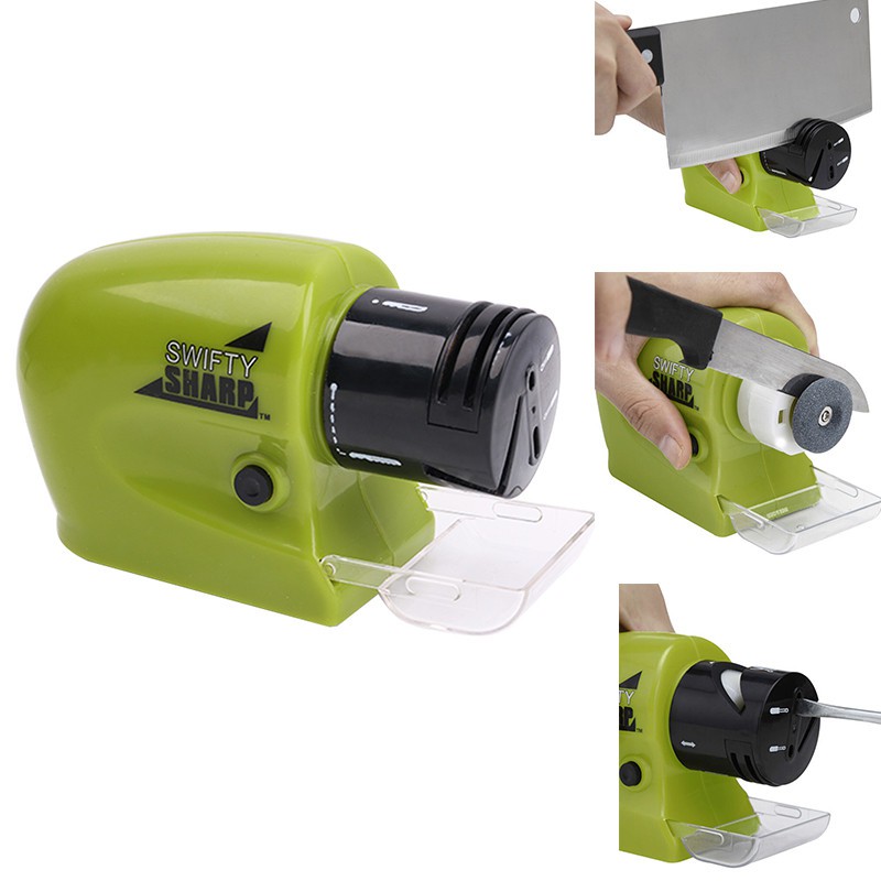 Electric Sharpener OMHALKGR Pengasah Elektrik - Green