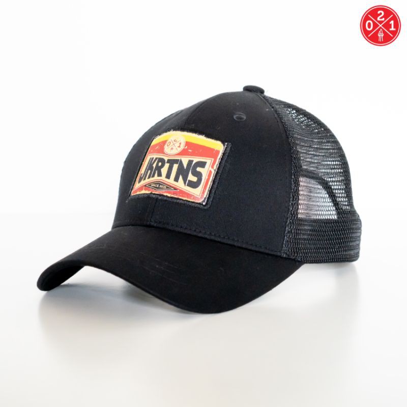 021.jkrtns Topi Trucker Jkrtns Sablon