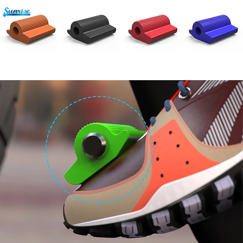 1PC Motorcycle Shift Gear Cover Lever Pedal Rubber Cover Shoe Foot Peg Toe Gel Protector Decoration
