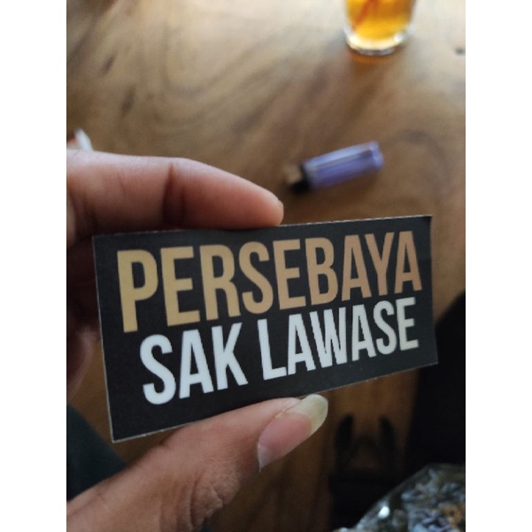 

STIKER PERSEBAYA SAKLAWASE LAPISAN DOFF