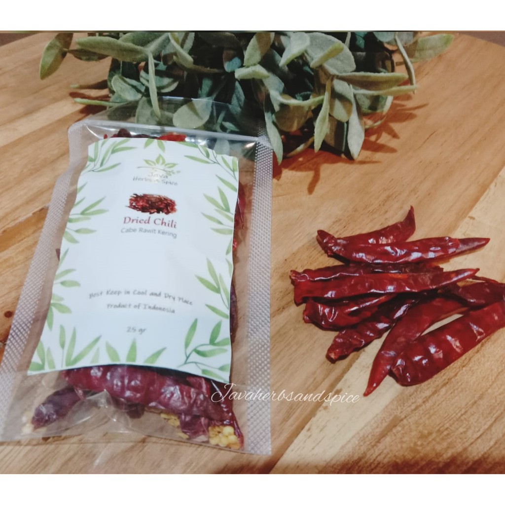 

Cabe Rawit Kering 25gr / Dried Chili / Rempah / Bumbu Dapur / Java Herbs & Spice