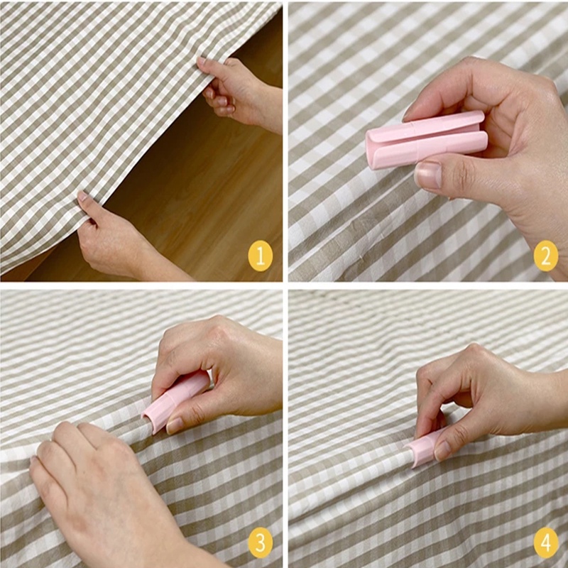 10pcs High Quality Slip-Resistant Bed Sheet Clips For Sheets，Quilt，Mattress，Coverlet，Snack