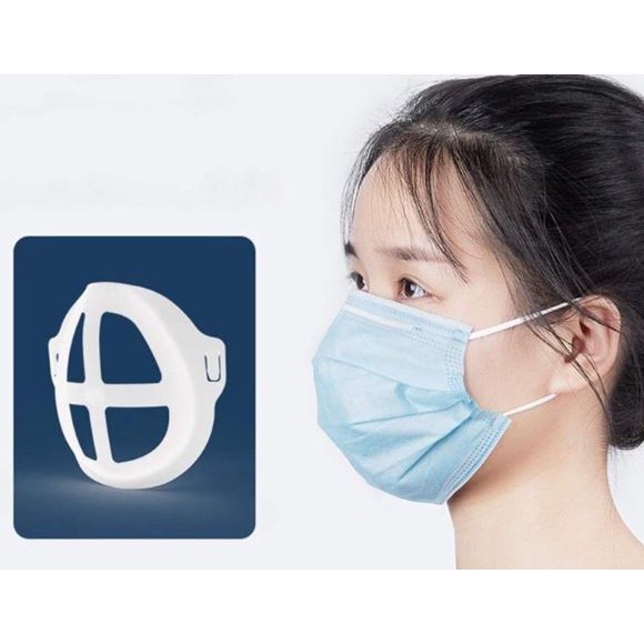 (NCS) COD Peyangga Masker 3D Mask Bracket SILICONE PLASTIK LENTUR braket