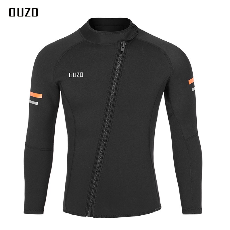 New 1.5mm wetsuit men's long sleeved wetsuit split sunscreen surfsuit jellyfish winter swimsuit